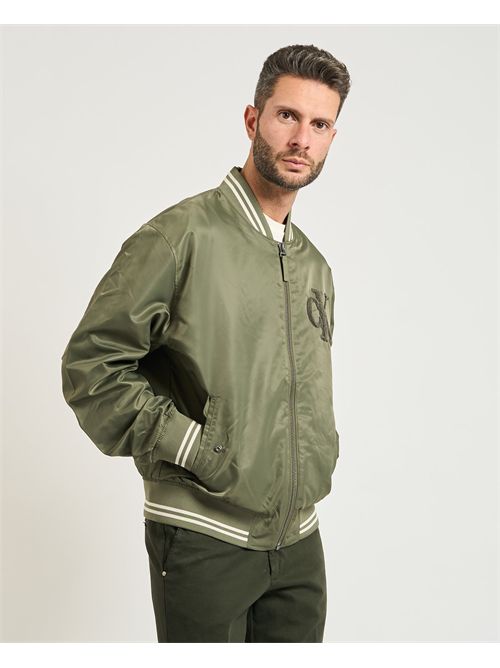 Bomber uomo Calvin Klein fullzip CALVIN KLEIN | LV04RD524GLDY
